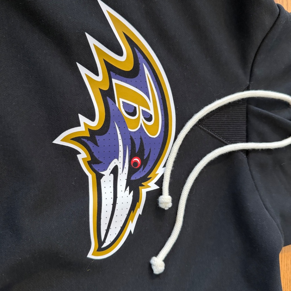 NWOT Baltimore Ravens Nike Black Sideline Hoodie (Size: Small) - Picture 6 of 13